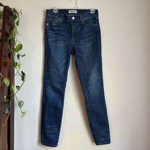 Madewell High Riser Skinny Jeans E0852 Dayton Wash size 27